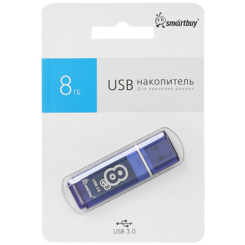 Купить Память USB Flash 8 ГБ Smartbuy Glossy [SB8GBGS-DB] в интернет-магазине DNS. Характеристики, цена Smartbuy Glossy | 5929113.