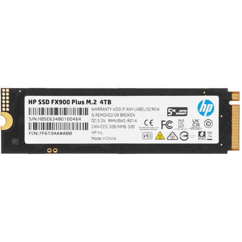 Купить 4000 ГБ M.2 NVMe накопитель HP FX900 plus [7F619AA#ABB] в интернет-магазине DNS. Характеристики, цена HP FX900 plus | 5454019.