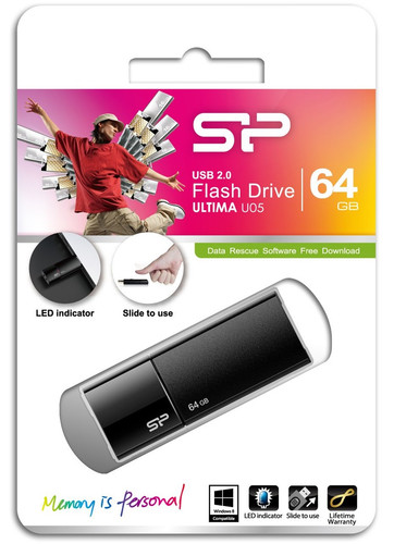Купить Память USB Flash 64 ГБ Silicon Power Ultima U05 [SP064GBUF2U05V1K] в интернет-магазине DNS. Характеристики, цена Silicon Power Ultima U05 | 9357375.