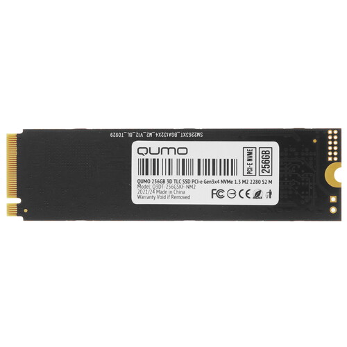 Купить M.2 NVMe накопитель QUMO Novation [Q3DT-256GSKF-NM2] в интернет-магазине DNS. Характеристики, цена QUMO Novation | 4836103.