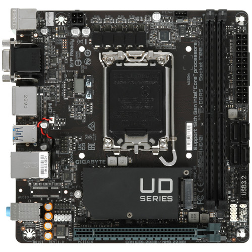Купить Материнская плата GIGABYTE H610I в интернет-магазине DNS. Характеристики, цена GIGABYTE H610I | 5462264.