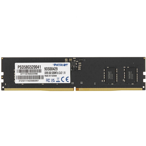 Купить Оперативная память Patriot Signature [PSD58G520041] 8 ГБ в интернет-магазине DNS. Характеристики, цена Patriot Signature | 5094739.