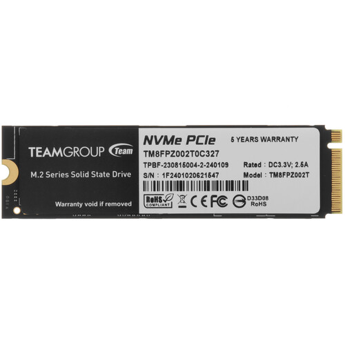 Купить 2000 ГБ M.2 NVMe накопитель TEAMGROUP T-FORCE CARDEA A440 [TM8FPZ002T0C327] в интернет-магазине DNS. Характеристики, цена TEAMGROUP T-FORCE CARDEA A440 | 5457038.