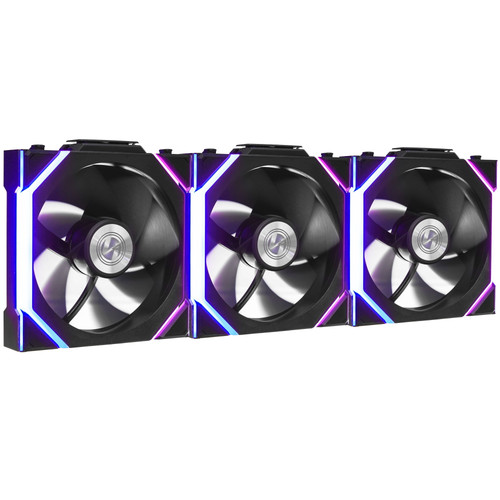 Купить Комплект реверсных вентиляторов LIAN LI UNI FAN SL WIRELESS 120 Reverse Blade [G99.12RSL1W3B.R0] черный в интернет-магазине DNS. Характеристики, цена LIAN LI UNI FAN SL WIRELESS 120 Reverse Blade | 5604344.
