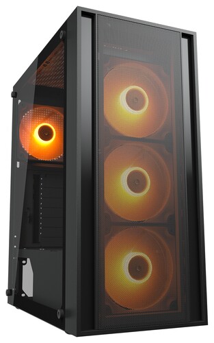 Купить Корпус Cougar MX160 ARGB [MX160 ARGB Black] черный в интернет-магазине DNS. Характеристики, цена Cougar MX160 ARGB | 5623365.