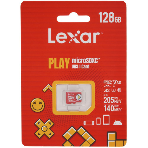 Купить Карта памяти Lexar PLAY microSDXC 128 ГБ [LMSPLAY128G-BNSNG] в интернет-магазине DNS. Характеристики, цена  | 9262222.