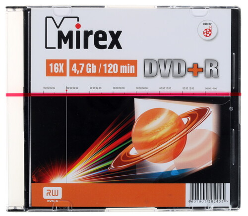 Купить DVD-диск Mirex DVD+R в интернет-магазине DNS. Характеристики, цена  | 7948634.