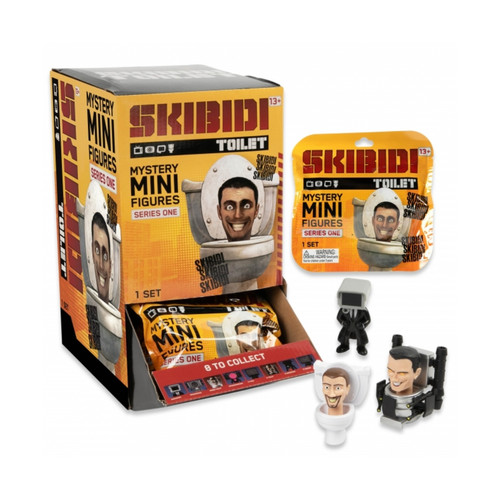 Купить Коллекционная фигурка Skibidi Toilet Минифигурка-сюрприз Skibidi Toilet в интернет-магазине DNS. Характеристики, цена Skibidi Toilet Минифигурка-сюрприз | 9318039.