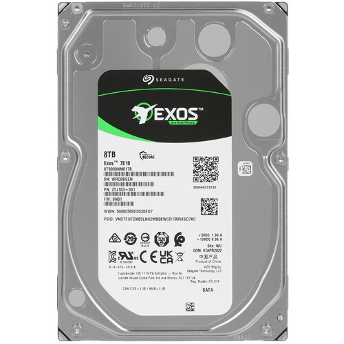 Купить 8 ТБ Жесткий диск Seagate Exos 7E10 [ST8000NM017B] в интернет-магазине DNS. Характеристики, цена Seagate Exos 7E10 | 5054910.