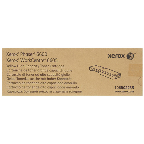 Купить Картридж лазерный Xerox 106R02235 желтый в интернет-магазине DNS. Характеристики, цена Xerox 106R02235 | 7939685.