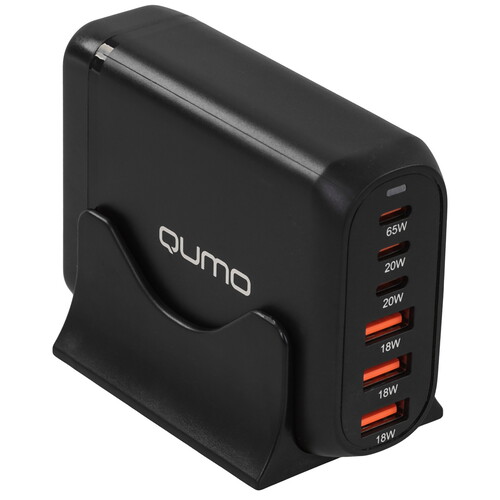 Купить Сетевое зарядное устройство QUMO Energy PD 120W черный в интернет-магазине DNS. Характеристики, цена QUMO Energy PD 120W | 5495481.
