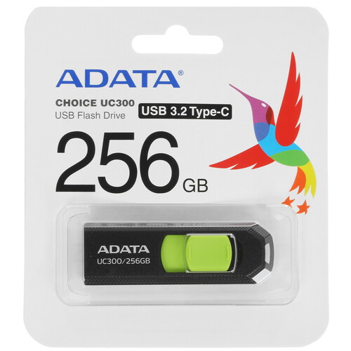Купить Память OTG USB Flash 256 ГБ ADATA UC300 [ACHO-UC300-256G-RBK/GN] в интернет-магазине DNS. Характеристики, цена ADATA UC300 | 5408527.