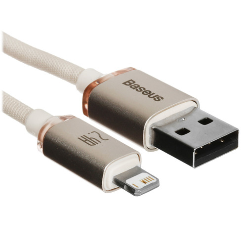 Купить Кабель Baseus Lightning 8-pin - USB Type-A розовый в интернет-магазине DNS. Характеристики, цена Baseus Crystal Shine | 9167049.