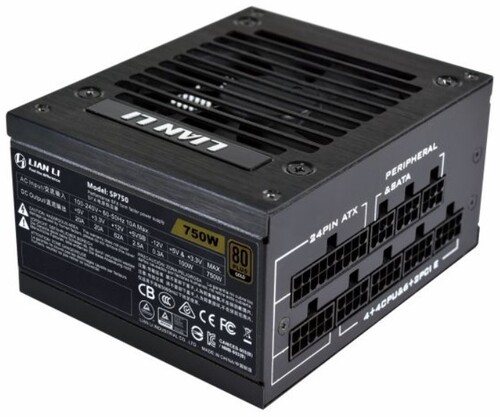 Купить Блок питания LIAN LI SP750 [G89.SP750B.00EU] черный в интернет-магазине DNS. Характеристики, цена LIAN LI SP750 | 9197951.