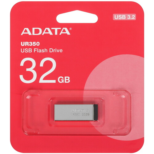Купить Память USB Flash 32 ГБ Adata UR350 [UR350-32G-RSR/BK] в интернет-магазине DNS. Характеристики, цена Adata UR350 | 5444792.