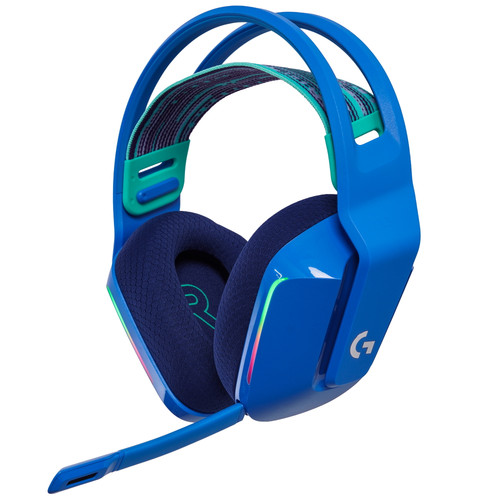 Купить Беспроводные наушники Logitech G733  синий 2021 в интернет-магазине DNS. Характеристики, цена Logitech G733 | 9080306.