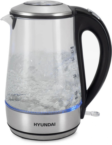 Купить Электрочайник Hyundai HYK-G8406 серебристый в интернет-магазине DNS. Характеристики, цена Hyundai HYK-G8406 | 9228363.