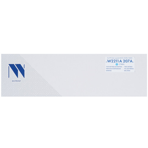 Купить Картридж лазерный NV Print NV-W2211A 207A голубой в интернет-магазине DNS. Характеристики, цена NV Print NV-W2211A 207A | 9926607.
