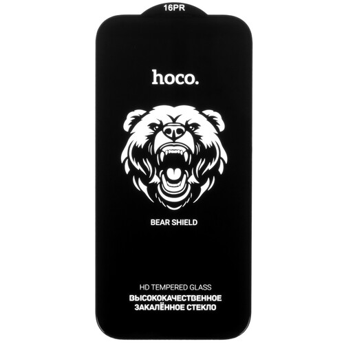 Купить Защитное стекло HOCO для экрана Apple iPhone 16 Pro в интернет-магазине DNS. Характеристики, цена HOCO Bear Shield | 5622882.