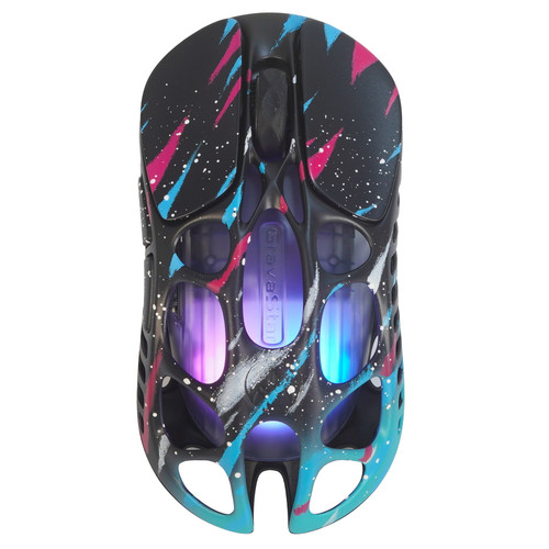 Купить Мышь беспроводная/проводная GravaStar Mercury X Pro Special Edition Neon Graffiti [80004911] черный в интернет-магазине DNS. Характеристики, цена GravaStar Mercury X Pro Special Edition Neon Graffiti | 9304555.