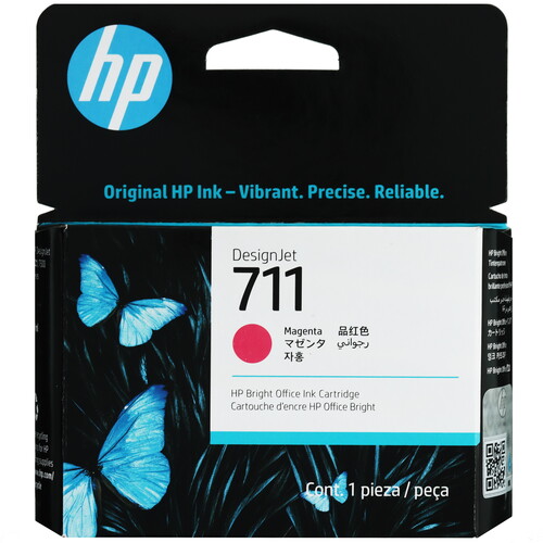 Купить Картридж HP 711 (CZ131A) пурпурный в интернет-магазине DNS. Характеристики, цена HP 711 (CZ131A) | 5642609.