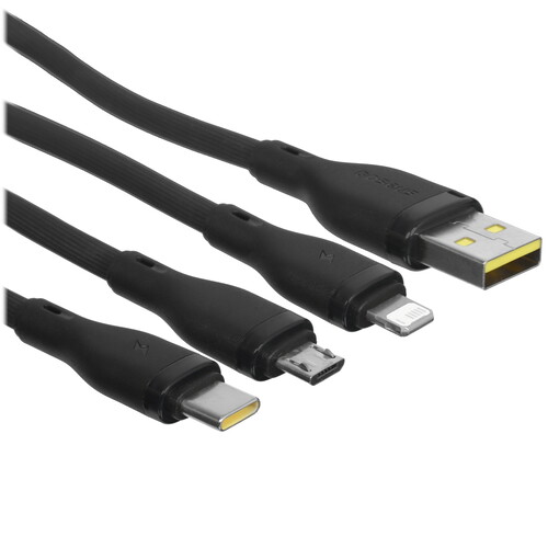 Купить Кабель Baseus Lightning 8-pin, micro USB-B, USB Type-C - USB Type-A черный 1.5 м в интернет-магазине DNS. Характеристики, цена Baseus Pudding | 5627783.