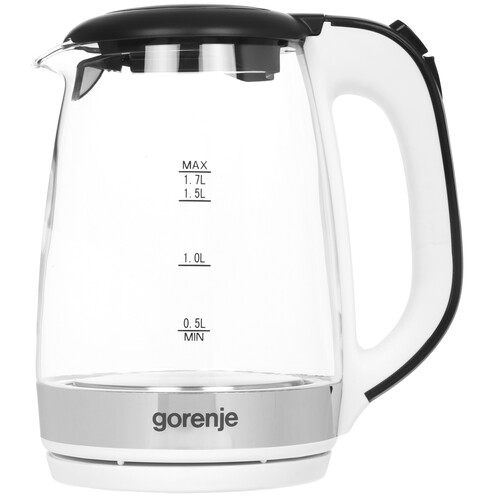 Купить Электрочайник Gorenje K17GXG белый в интернет-магазине DNS. Характеристики, цена Gorenje K17GXG | 9085191.