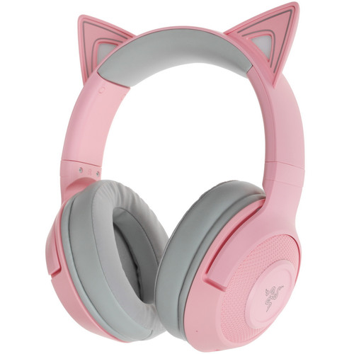 Купить Беспроводные наушники Razer Kraken BT Kitty  розовый 2022 в интернет-магазине DNS. Характеристики, цена Razer Kraken BT Kitty | 5083772.