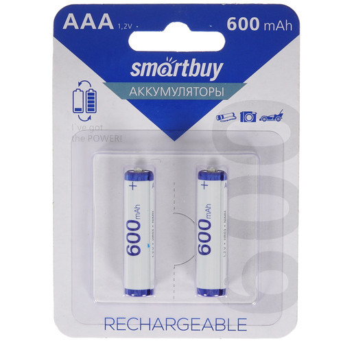 Купить Аккумулятор Smartbuy SBBR-3A02BL600 600 мА*ч в интернет-магазине DNS. Характеристики, цена Smartbuy SBBR-3A02BL600 | 5336616.