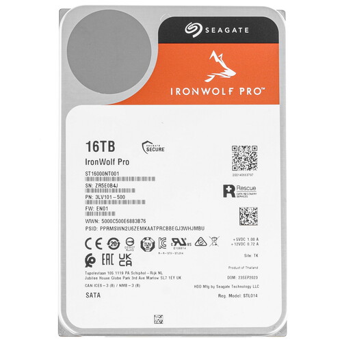 Купить 16 ТБ Жесткий диск Seagate IronWolf Pro [ST16000NT001] в интернет-магазине DNS. Характеристики, цена Seagate IronWolf Pro | 5435086.