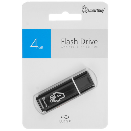 Купить Память USB Flash 4 ГБ Smartbuy Glossy [SB4GBGS-K] в интернет-магазине DNS. Характеристики, цена Smartbuy Glossy | 5929102.