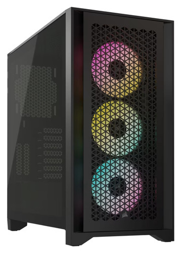 Купить Корпус Corsair iCUE 4000D RGB AIRFLOW [CC-9011240-CN] черный в интернет-магазине DNS. Характеристики, цена Corsair iCUE 4000D RGB AIRFLOW | 5643350.