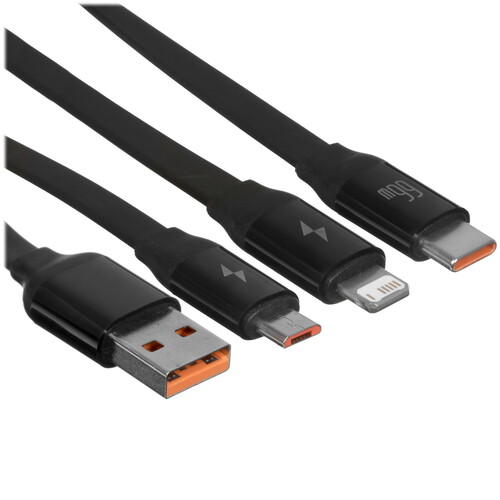 Купить Кабель Baseus Lightning 8-pin, micro USB-B, USB Type-C - USB Type-A черный 1.1 м в интернет-магазине DNS. Характеристики, цена Baseus Bright Mirror II | 9260719.