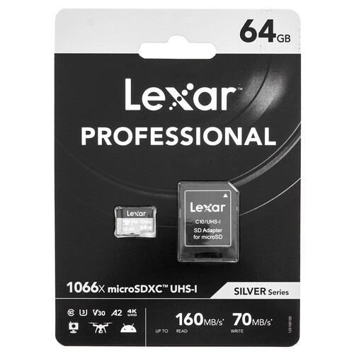 Купить Карта памяти Lexar microSDXC 64 ГБ [LMS1066064G-BNANG] в интернет-магазине DNS. Характеристики, цена  | 5456364.
