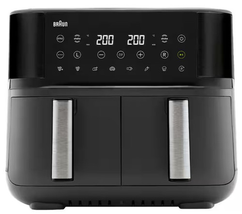 Купить Аэрогриль Braun TwinCook 3 TD3030IBK черный в интернет-магазине DNS. Характеристики, цена Braun TwinCook 3 TD3030IBK | 5662382.