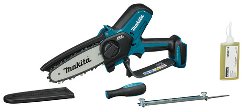 Купить Аккумуляторная цепная мини-пила Makita DUC150Z  шина - 15 см (6") Без ЗУ, Без АКБ в интернет-магазине DNS. Характеристики, цена Makita DUC150Z | 9085576.