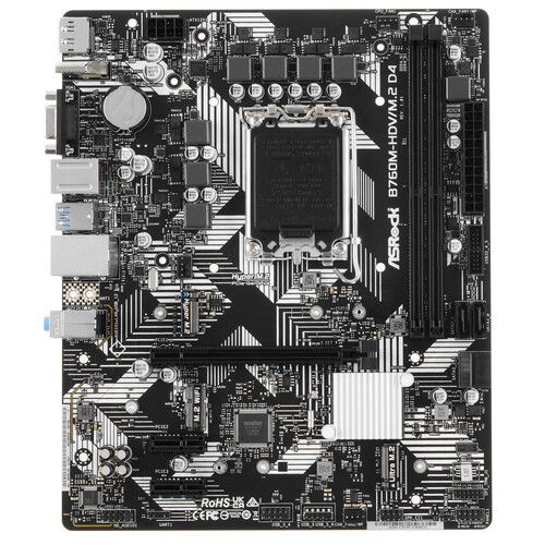 Купить Материнская плата ASRock B760M-HDV/M.2 D4 в интернет-магазине DNS. Характеристики, цена ASRock B760M-HDV/M.2 D4 | 5094824.