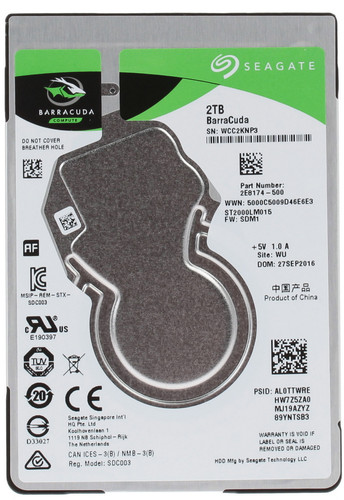 Купить 2 ТБ Жесткий диск Seagate BarraCuda [ST2000LM015] в интернет-магазине DNS. Характеристики, цена Seagate BarraCuda | 1080907.