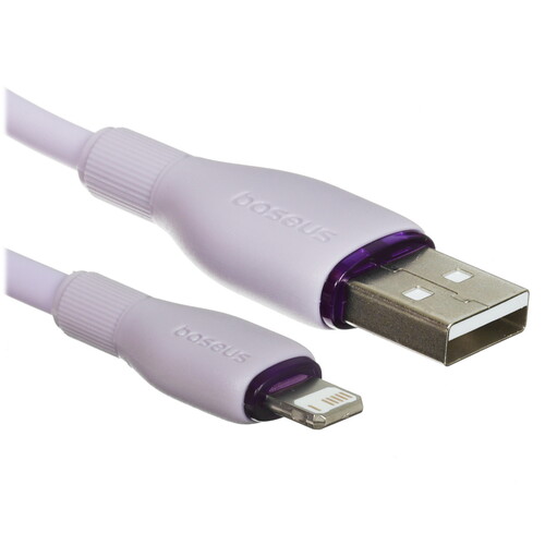 Купить Кабель Baseus Lightning 8-pin - USB Type-A фиолетовый 1 м в интернет-магазине DNS. Характеристики, цена Baseus Ultra-Fast | 5627423.