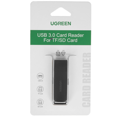 Купить Кард-ридер UGREEN CM104 в интернет-магазине DNS. Характеристики, цена UGREEN CM104 | 9983920.