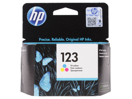 Купить Картридж HP 123 (F6V16AE) многоцветный в интернет-магазине DNS. Характеристики, цена HP 123 (F6V16AE) | 1028577.