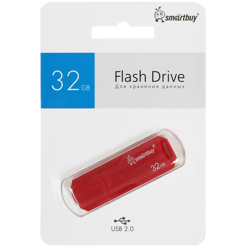 Купить Память USB Flash 32 ГБ Smartbuy Clue [SB32GBCLU-R] в интернет-магазине DNS. Характеристики, цена Smartbuy Clue | 9055345.