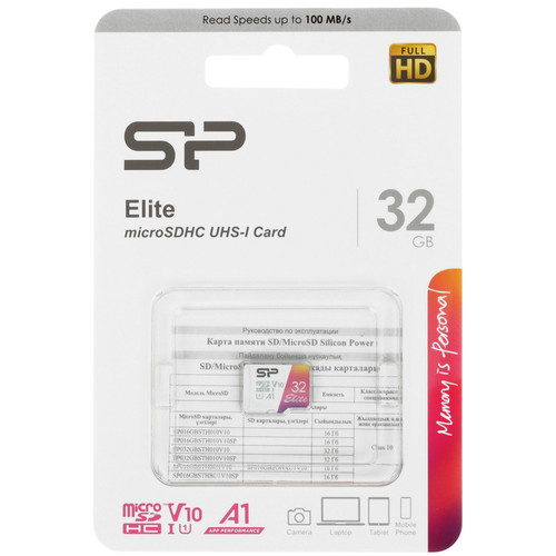 Купить Карта памяти Silicon Power Elite microSDHC 32 ГБ [SP032GBSTHBV1V20] в интернет-магазине DNS. Характеристики, цена  | 5440267.