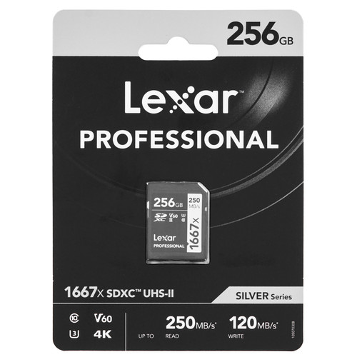 Купить Карта памяти Lexar SDXC 256 ГБ [LSD256CB1667] в интернет-магазине DNS. Характеристики, цена  | 5456350.