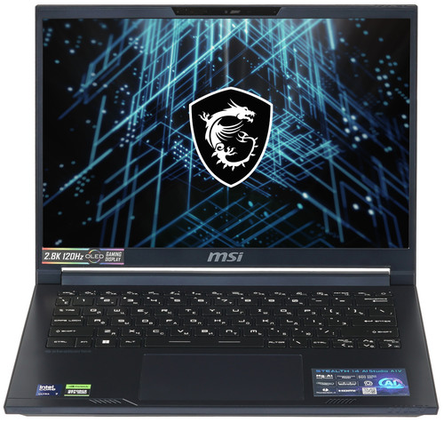 Купить 14" Ноутбук MSI Stealth 14 AI Studio A1VFG-048RU синий в интернет-магазине DNS. Характеристики, цена MSI Stealth 14 AI Studio A1VFG-048RU | 5444593.