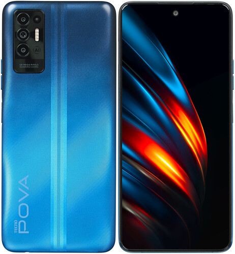 Купить 6.95" Смартфон Tecno POVA 2 64 ГБ синий в интернет-магазине DNS. Характеристики, цена Tecno POVA 2 | 5354682.
