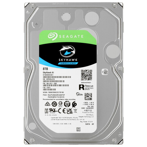 Купить 8 ТБ Жесткий диск Seagate SkyHawk AI [ST8000VE001] в интернет-магазине DNS. Характеристики, цена Seagate SkyHawk AI | 5047781.