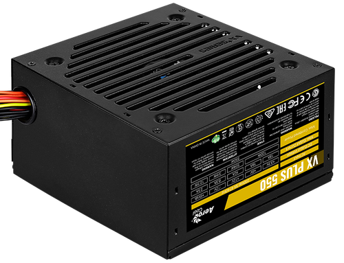 Купить Блок питания AeroCool VX PLUS Stealth 550 [ACPN-VS55NEY.12] черный в интернет-магазине DNS. Характеристики, цена AeroCool VX PLUS Stealth 550 | 9309330.