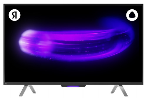 Купить 43" (108 см) Телевизор Яндекс ТВ Станция YNDX-00091 черный в интернет-магазине DNS. Характеристики, цена Яндекс ТВ Станция YNDX-00091 | 9016737.