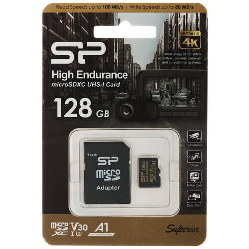 Купить Карта памяти Silicon Power High Endurance microSDXC 128 ГБ [SP128GBSTXDV3V1HSP] в интернет-магазине DNS. Характеристики, цена  | 5640609.